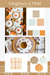 Harvest Brown Plaid Scalloped Lunch Plates 8ct | The Party Darling