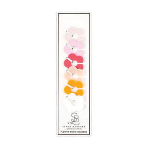 Acrylic Flower Drink Markers 6ct Packaged
