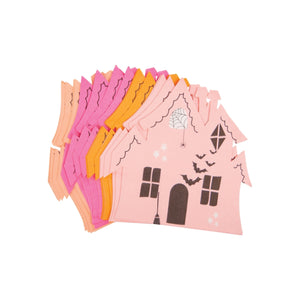 Assorted Pink Haunted House Dessert Napkins 20ct | The Party Darling