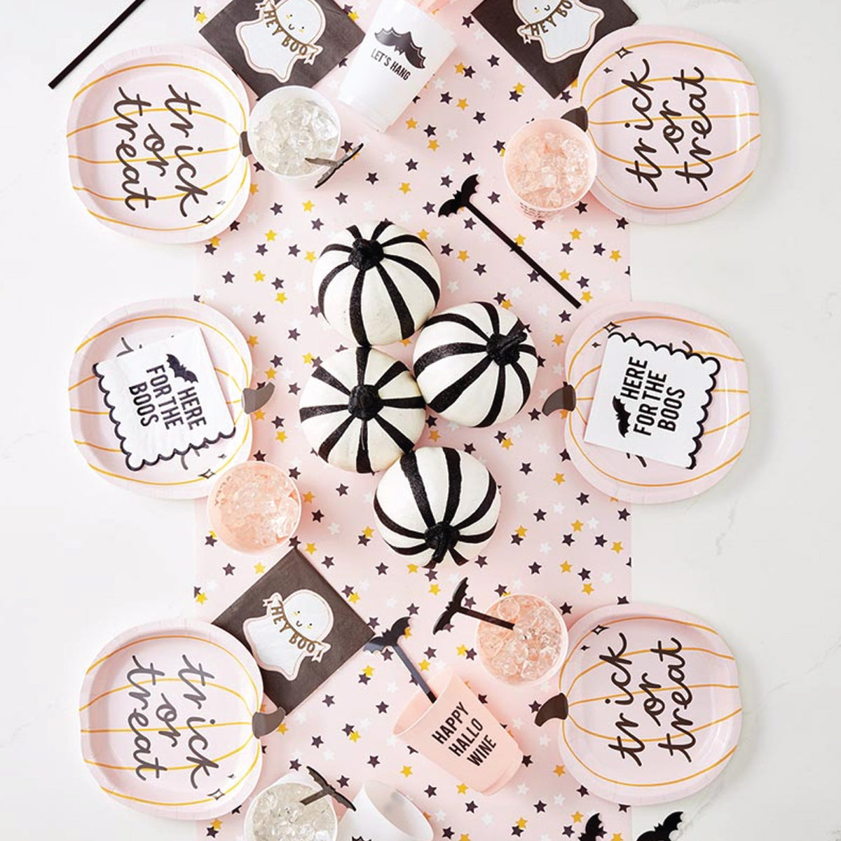 Black Acrylic Bat Stir Sticks 4ct Table Display