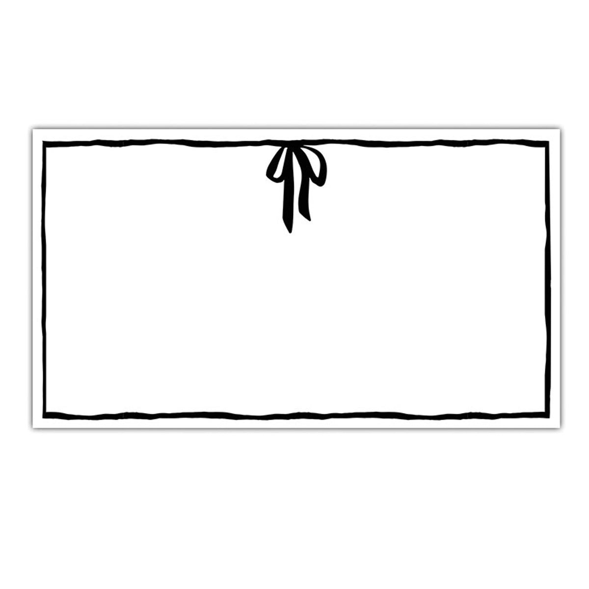 Buffet or seating cards for parties