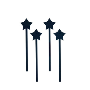 Blue Star Acrylic Drink Stirrers 4ct | The Party Darling