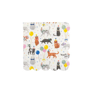 Cat Party Dessert Napkins 18ct | The Party Darling