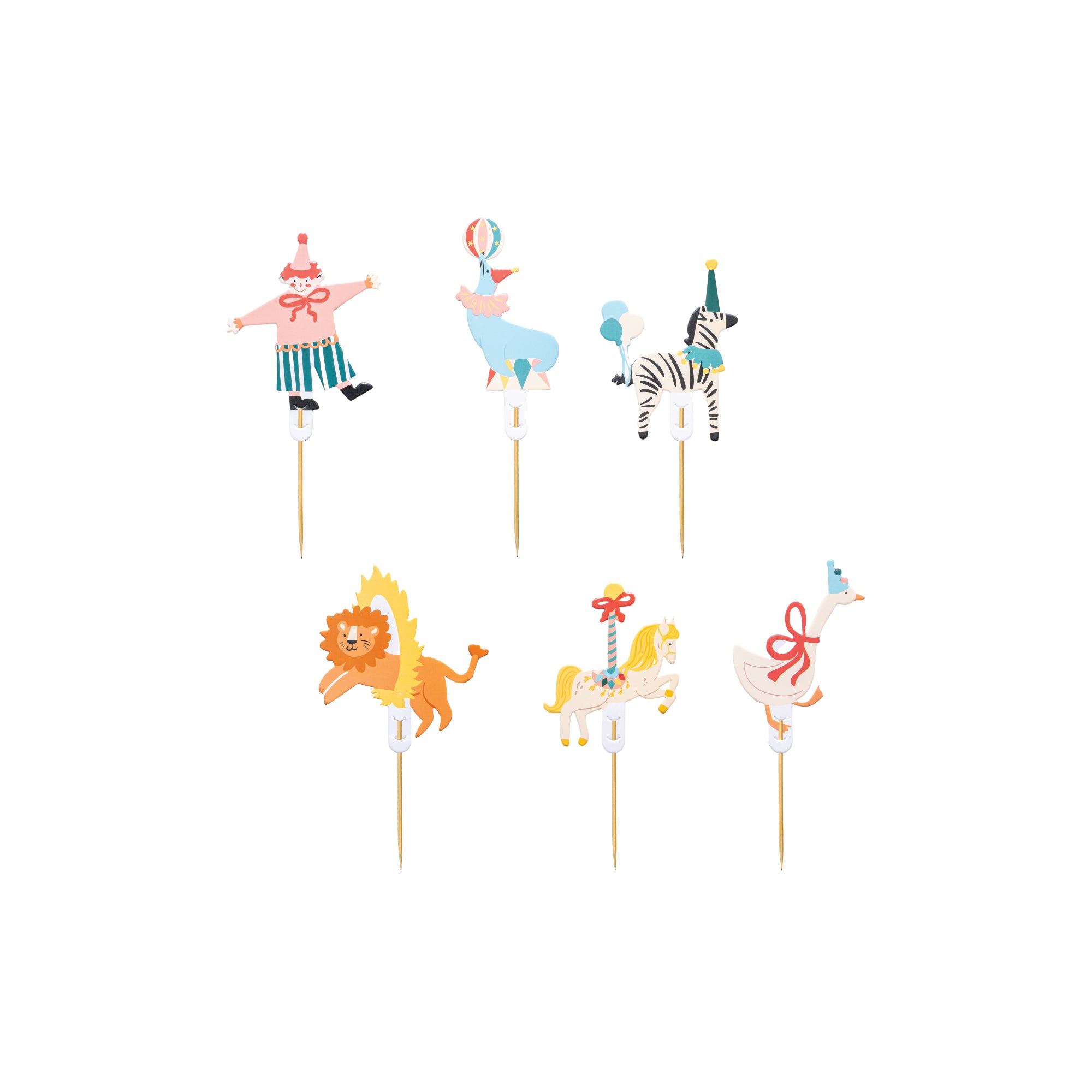 Circus Cupcake Toppers | The Party Darling