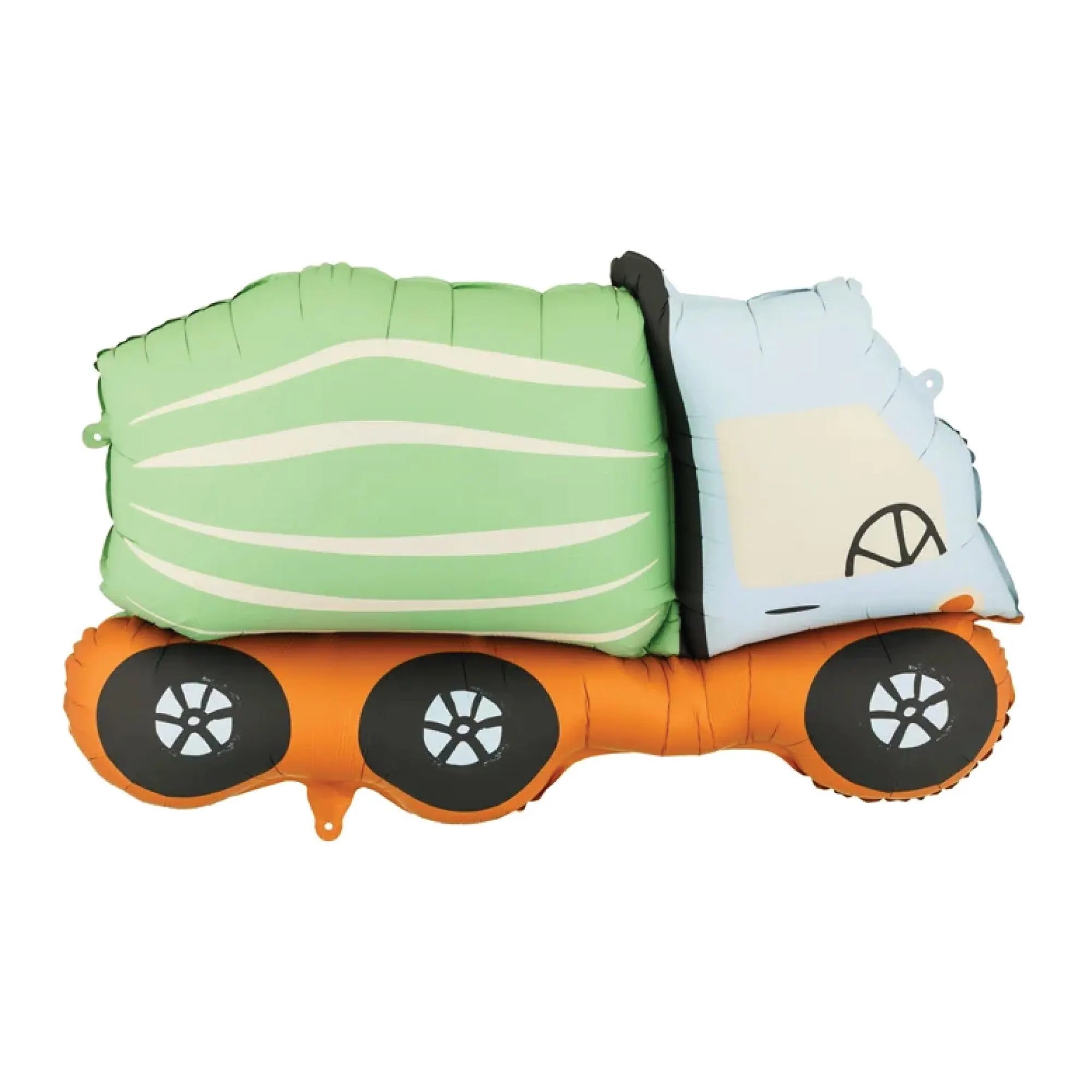 Concrete Mixer Foil Balloon shaped like a colorful cement truck