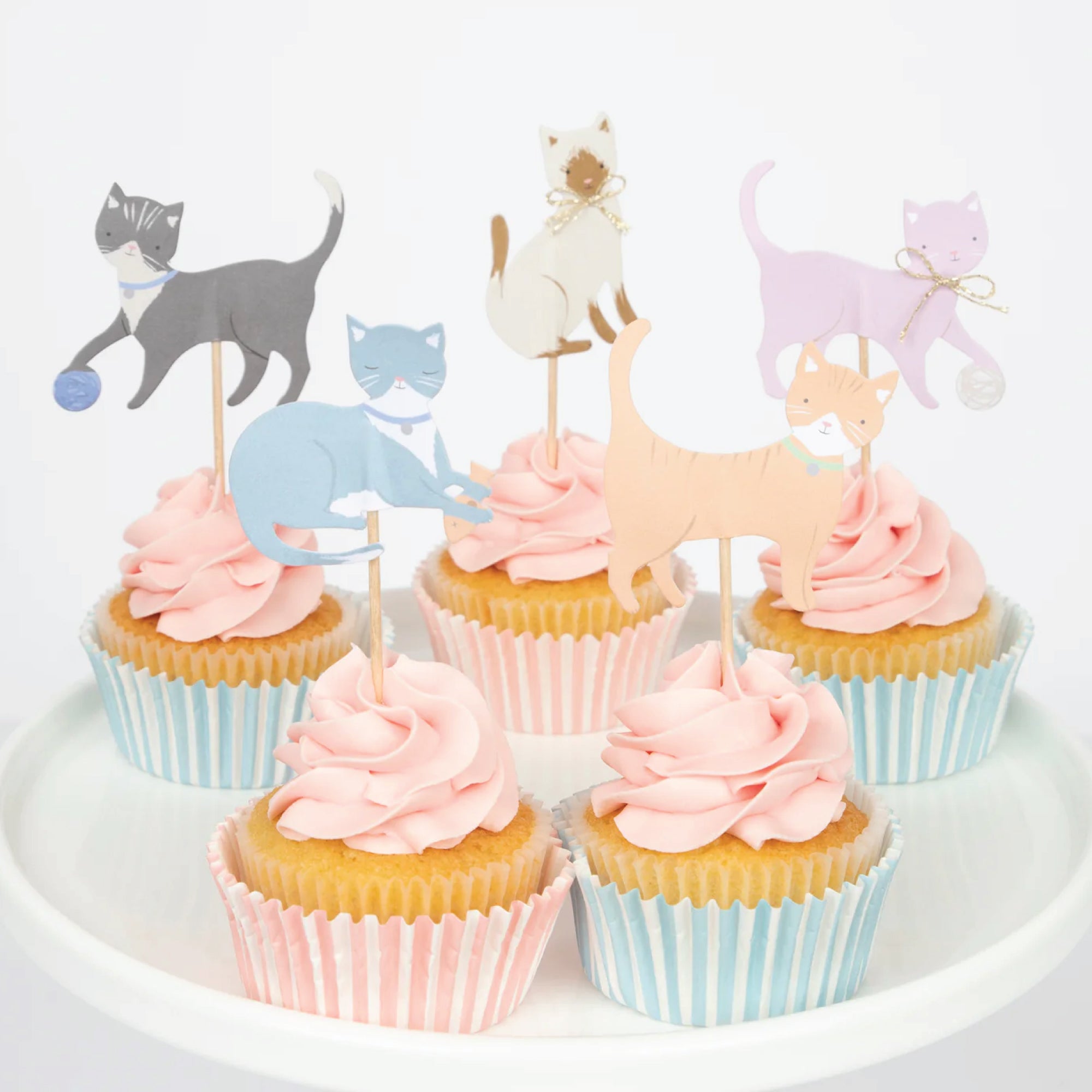 Cute Kitten Cupcake Decorating Kit 24ct | The Party Darling