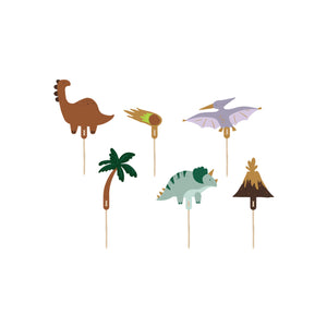 Dinosaur Cupcake Toppers 6ct | The Party Darling
