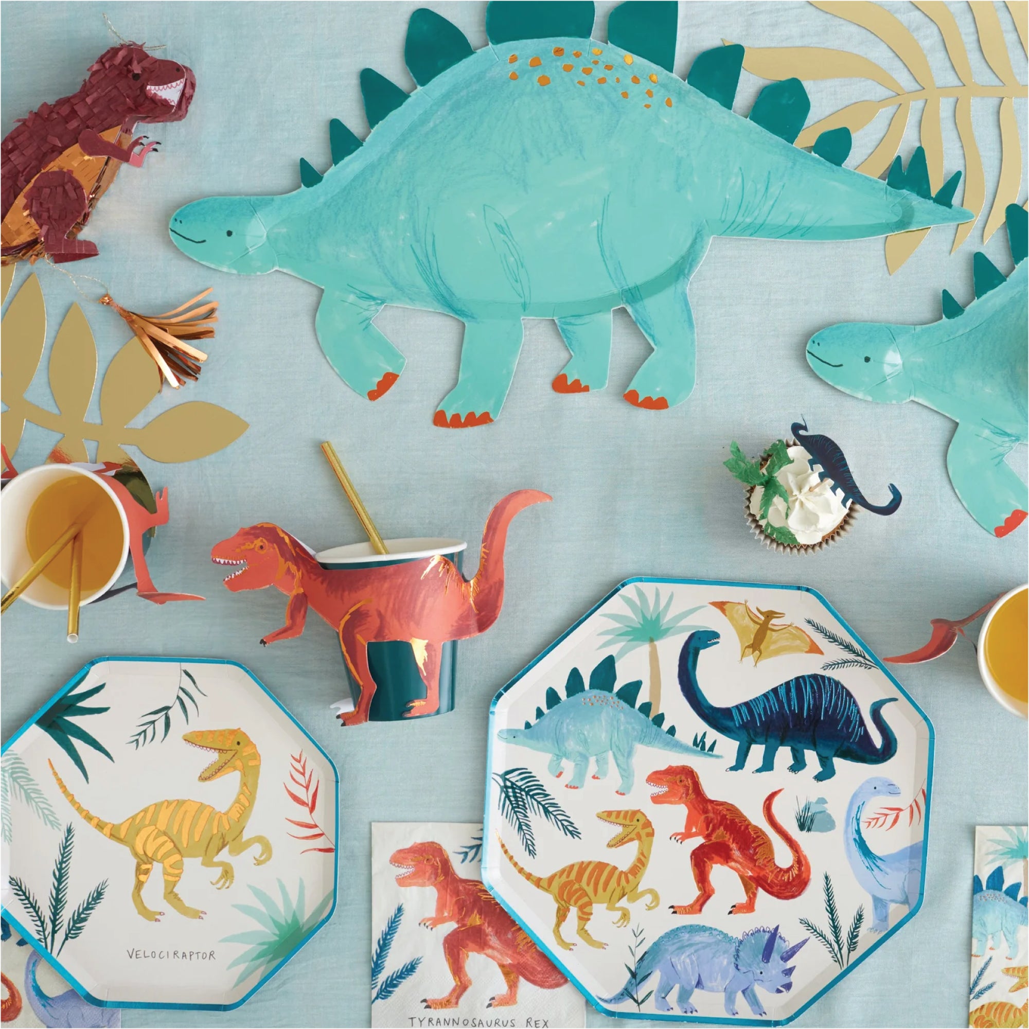 Dinosaur Kingdom Dinner Plates 8ct | The Party Darling