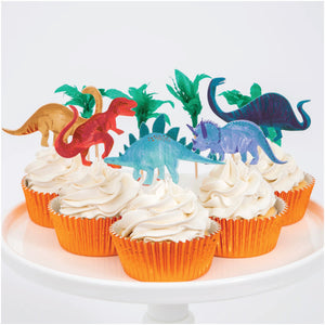 Dinosaur Kingdom Cupcake Kit 24ct Displayed