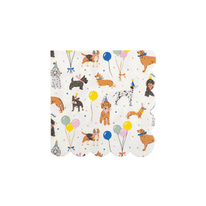 Dog Birthday Party Dessert Napkins 18ct | The Party Darling