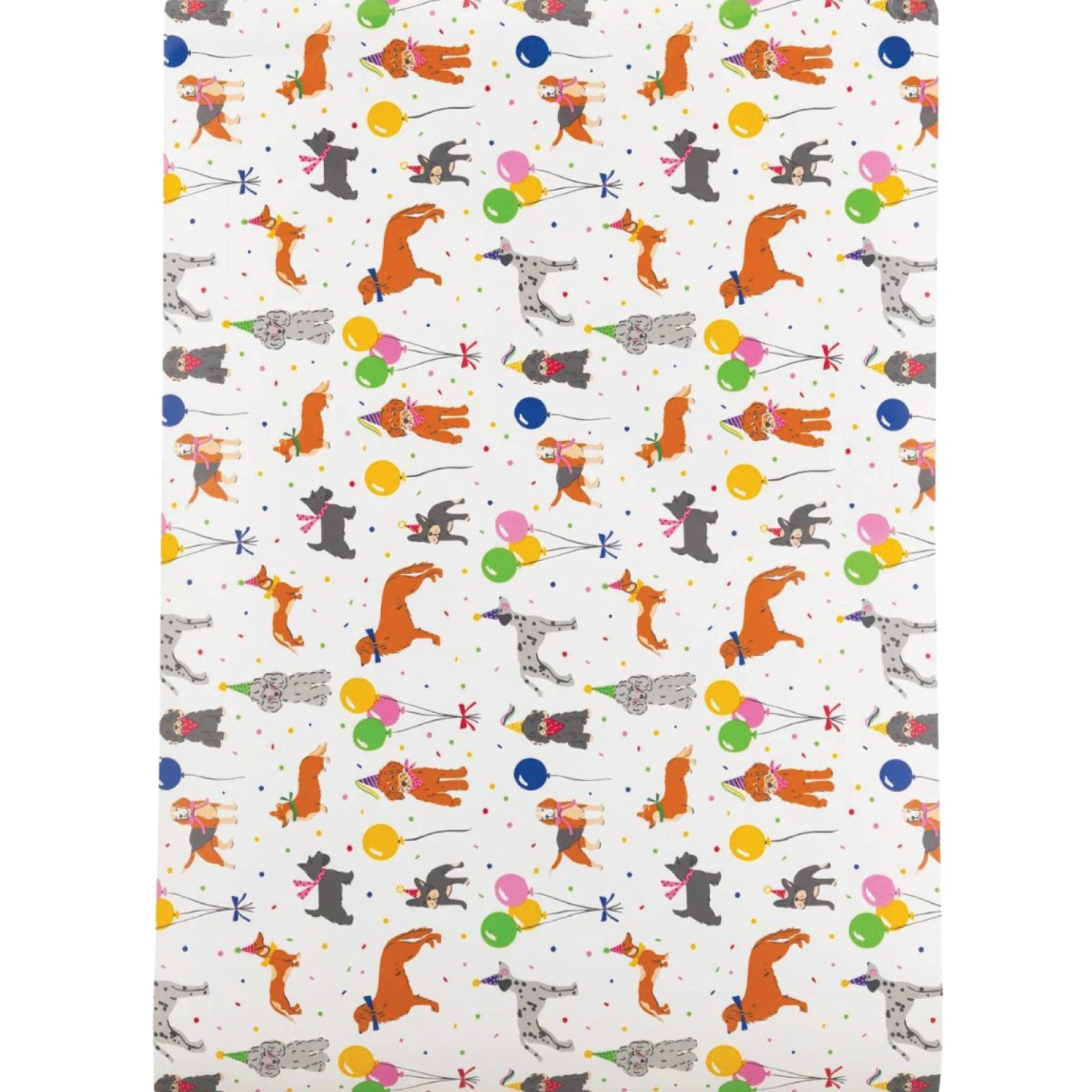 Dog Birthday Party Paper Table Runner 10ft | The Party Darling 