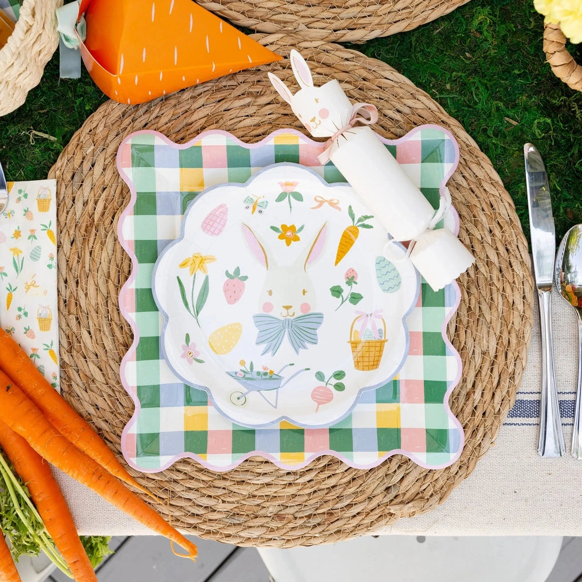 Easter party table setting
