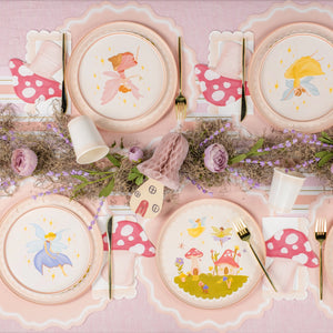 Fairy party table setting
