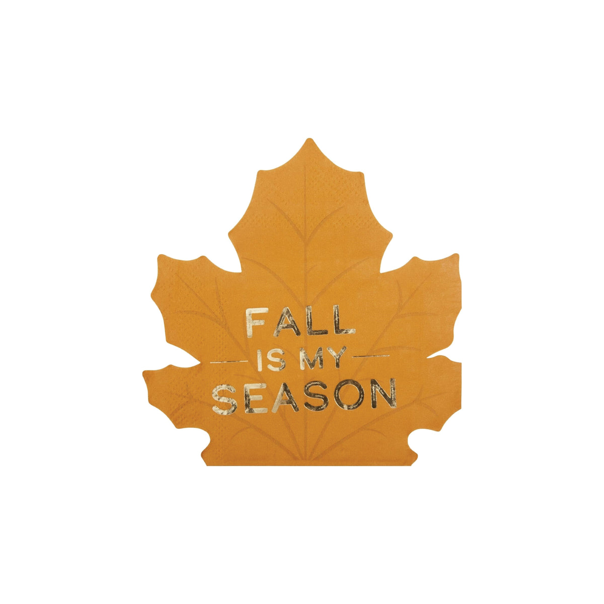 Fall is My Season Leaf Dessert Napkins 20ct | The Party Darling