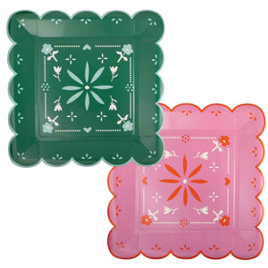 Fiesta Papel Dinner Plates 8ct | The Party Darling