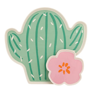 Cactus Bamboo Tray Set 2ct | The Party Darling