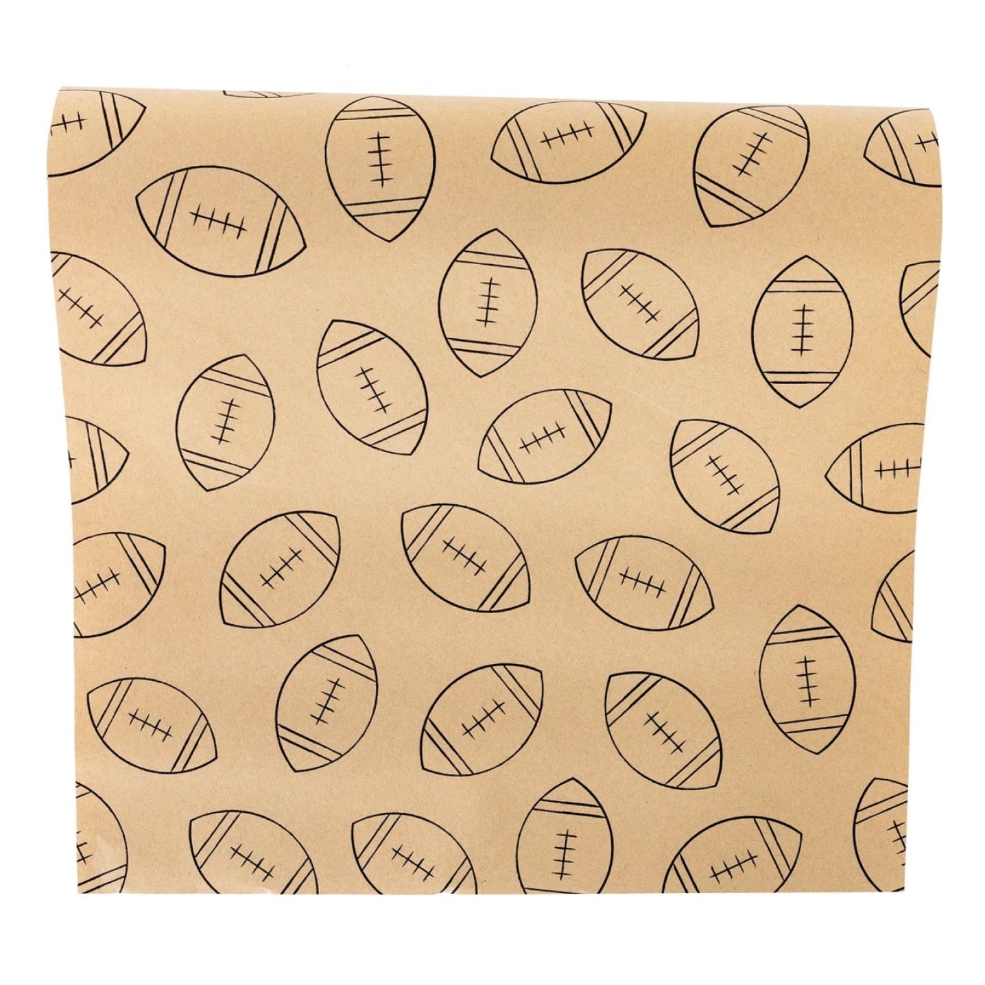 Football Kraft Table Runner 10ft | The Party Darling