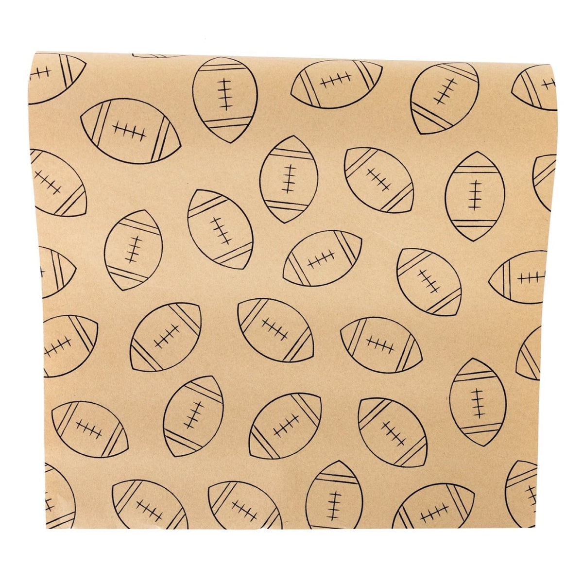 Football Kraft Table Runner 10ft | The Party Darling