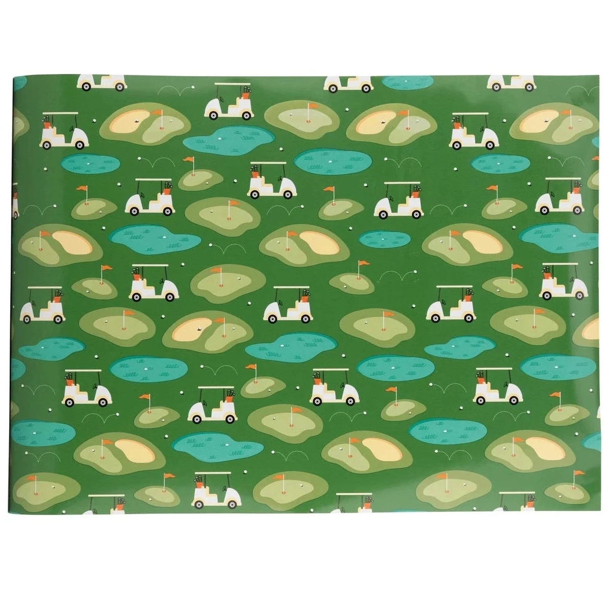 Golf themed paper table runner 10ft