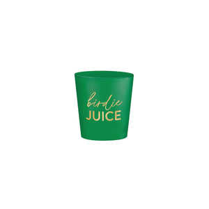 Green Birdie Juice Plastic Shot Cups 10ct | The Party Darling