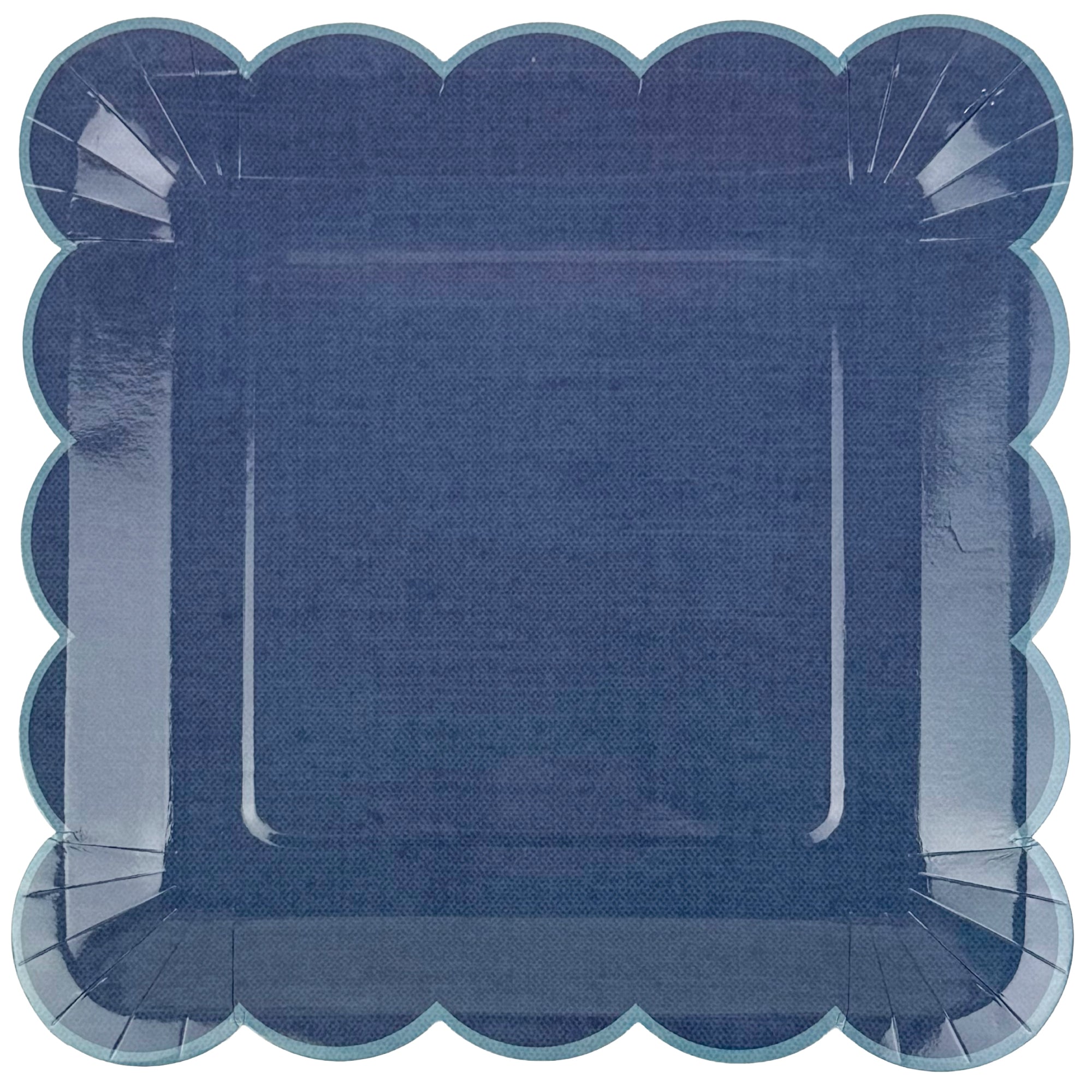 Hamptons Blue Denim Dinner Plates 8ct