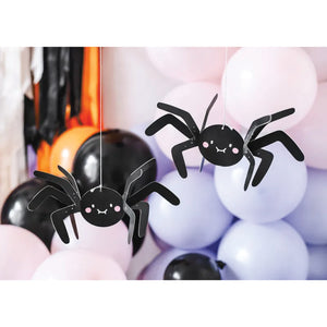 DIY Cute Spider Hanging Decorations 5ct Party Set Up