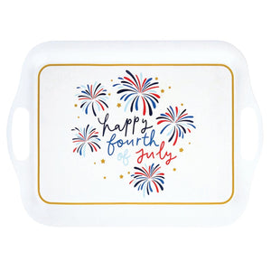 Happy Fourth of July Bamboo Serving Tray | The Party Darling