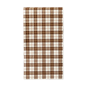 Harvest Brown Plaid Paper Guest Towels 24ct | The Party Darling