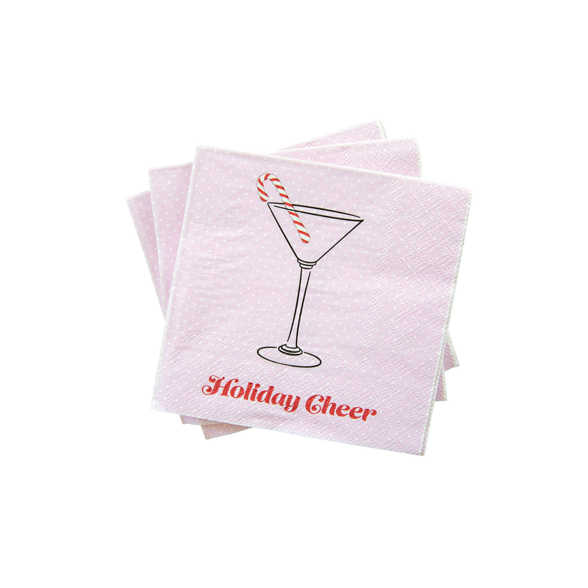 Holiday Cheer Christmas Dessert Napkins 20ct | The Party Darling