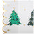 Holiday Trees Scalloped Square Dinner Plates 8ct | The Party Darling
