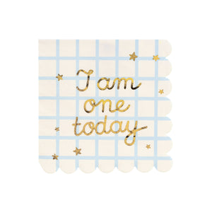 I Am One Today Lunch Napkins 12ct | The Party Darling