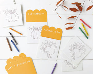 Thanksgiving Coloring Activity for Kids | The Party Darling