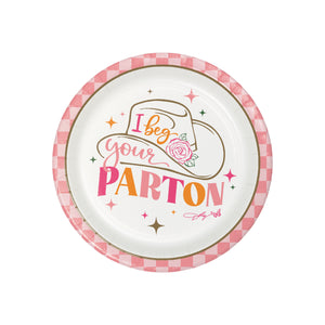 I Beg Your Parton Dessert Plates 8ct | The Party Darling