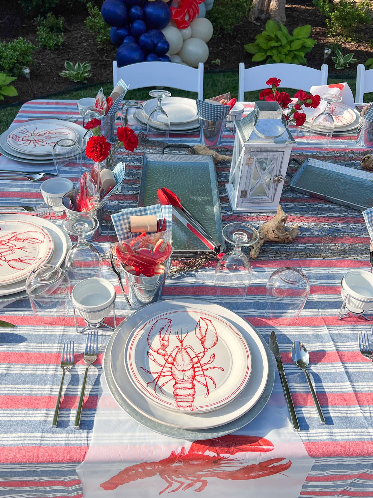  Xigejob Crawfish Boil Plates And Napkins Party Supplies - Lobster  Party Tableware Decorations, Plate, Cup, Napkin, Crayfish Crab Shrimp  Seafood Boil Party Supplies For Birthday Baby Shower