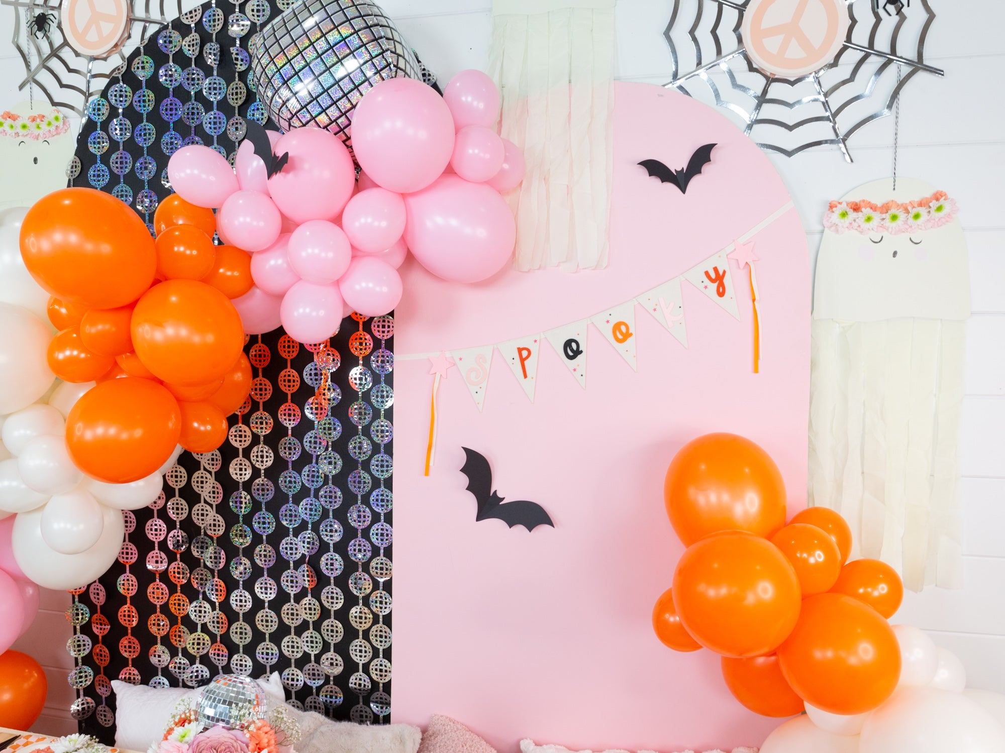 Spooky Halloween Felt Banner 3ft | The Party Darling