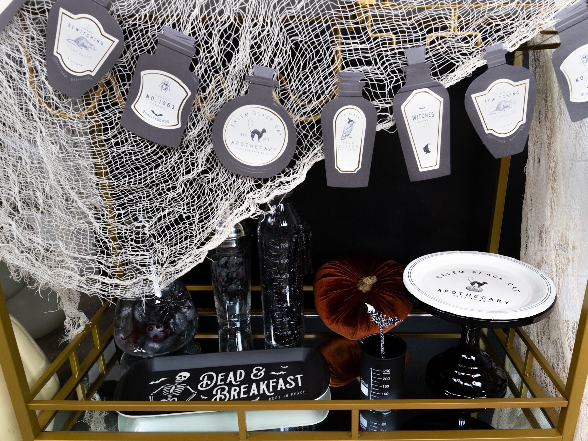 Mini Dead & Breakfast Bamboo Serving Tray