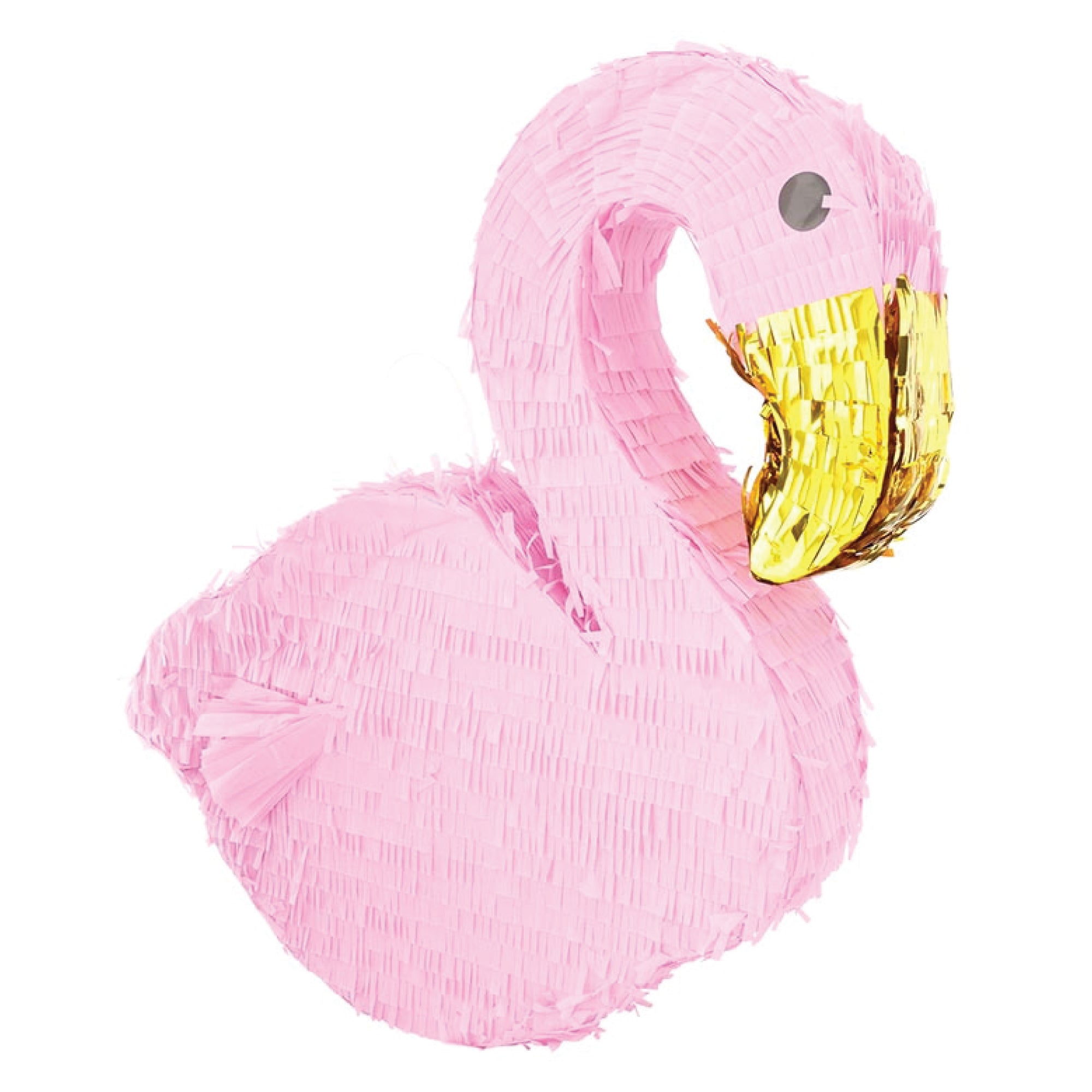 Tropical flamingo piñata decoration