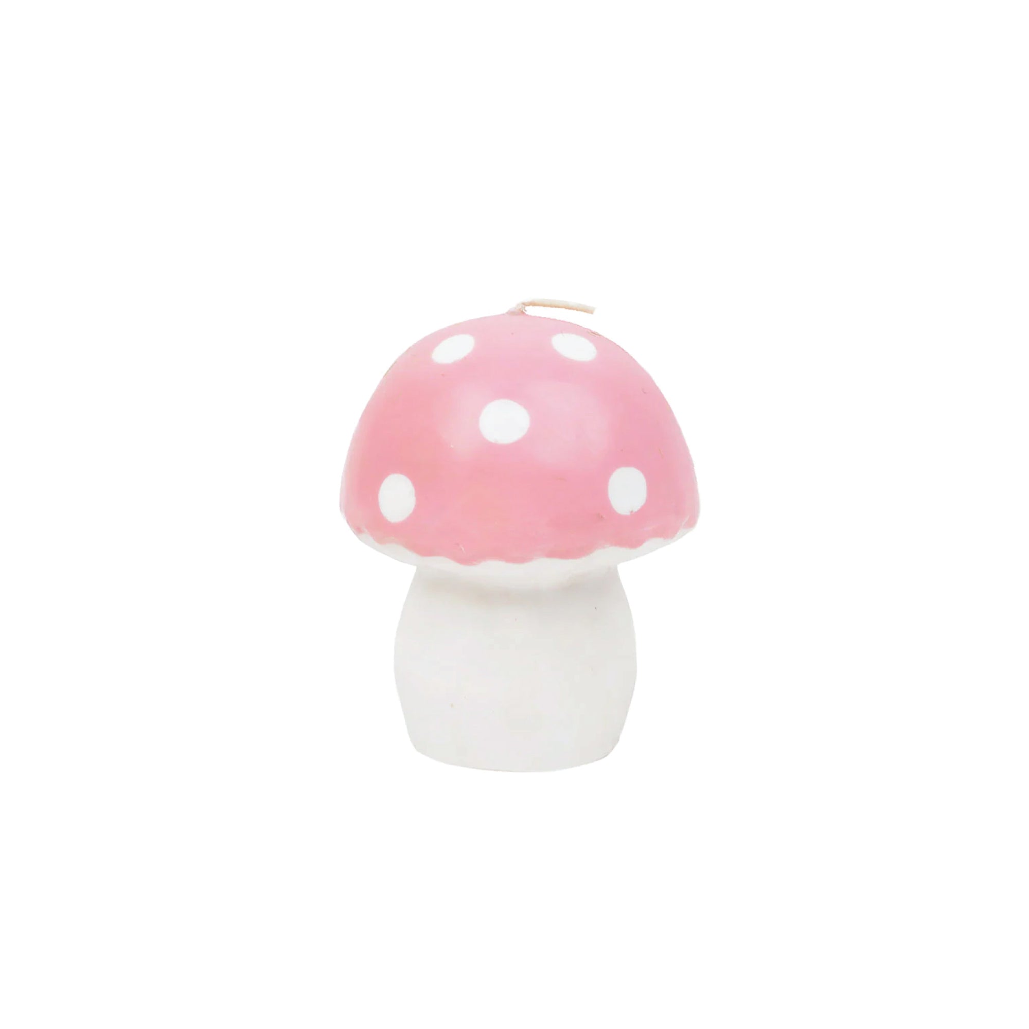 Large Pink Mushroom Candle 4in | The Party Darling
