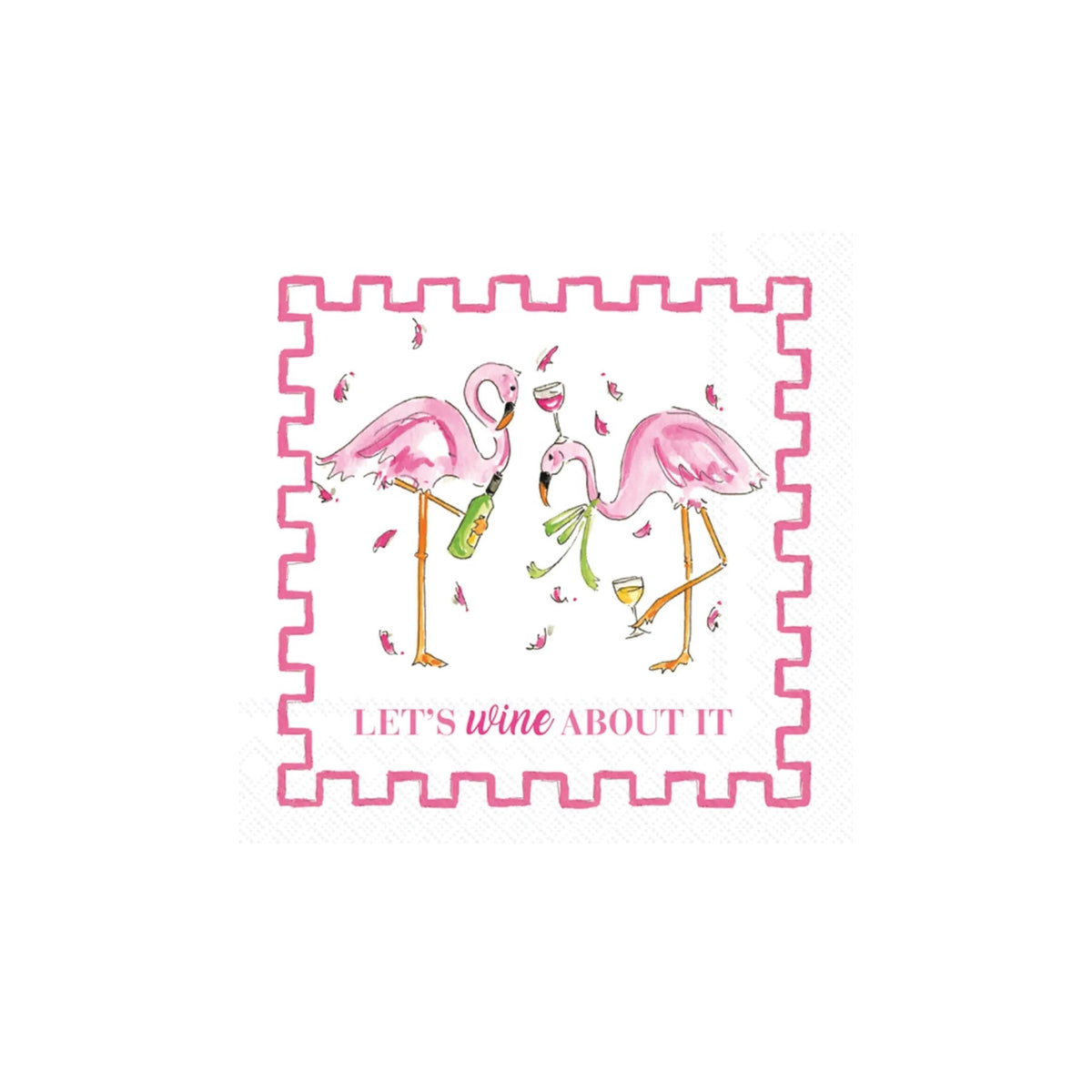 Let&#39;s Wine About It Dessert Napkins 20ct | The Party Darling