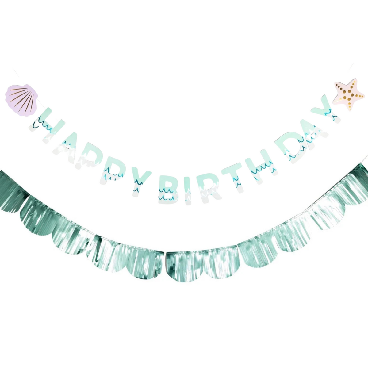 Mermaid Happy Birthday Banner Set | The Party Darling