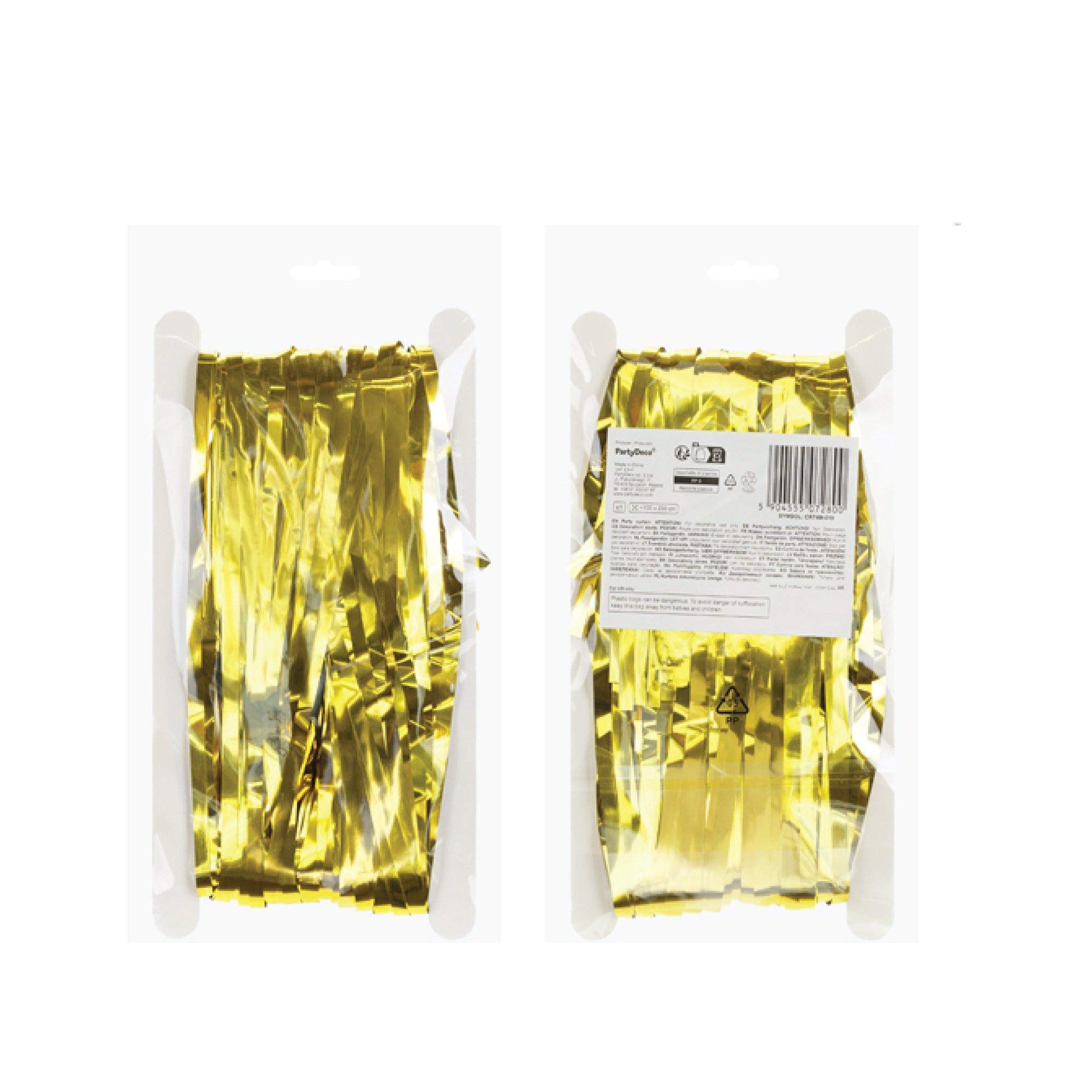 Metallic Gold Fringe Curtain | The Party Darling