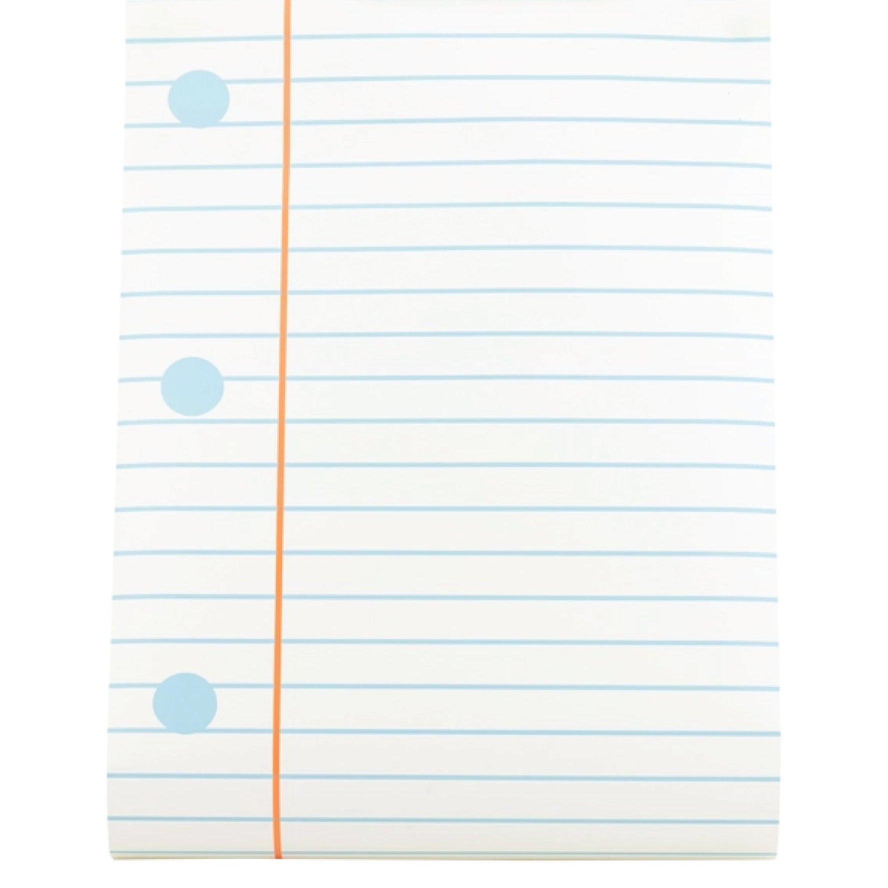 Back to school table runner with notebook design 