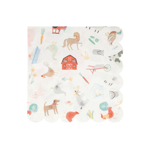 On the Farm Lunch Napkins 20ct | The Party Darling