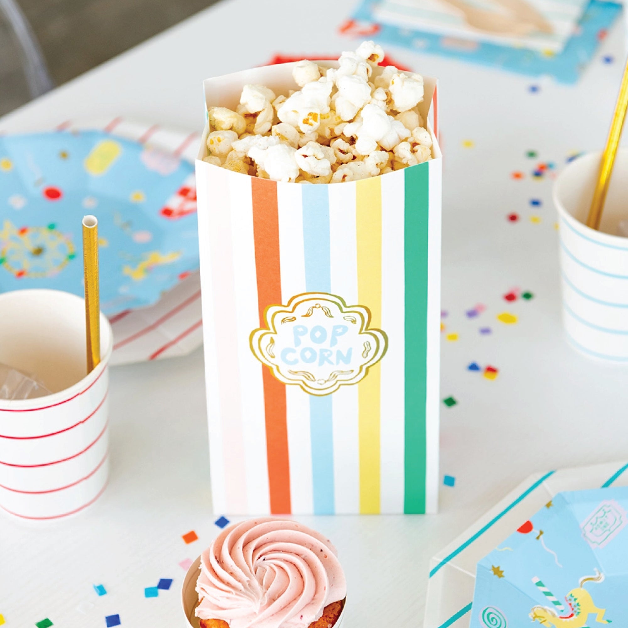 County Fair Popcorn Bags 8ct | The Party Darling