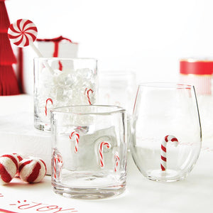 Peppermint Acrylic Stir Sticks 4ct Drink Display