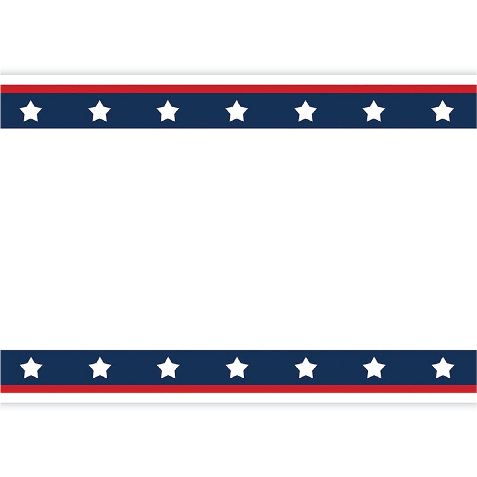 Patriotic Paper Table Runner 25ft | The Party Darling