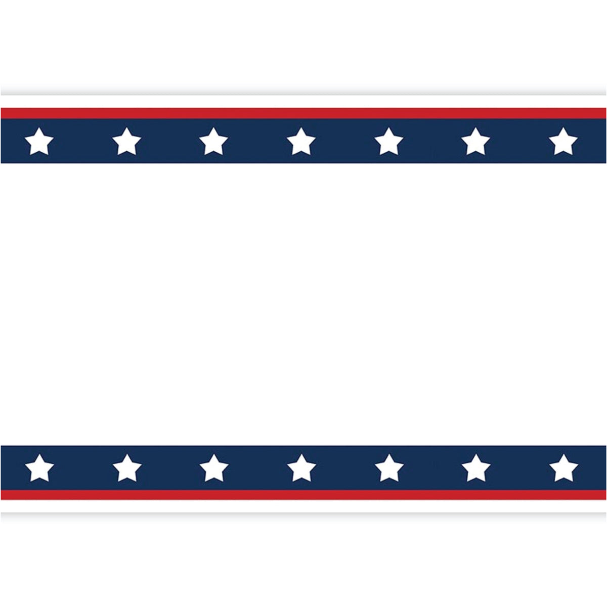 Patriotic Paper Table Runner 25ft | The Party Darling