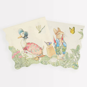 Peter Rabbit and friends lunch napkins