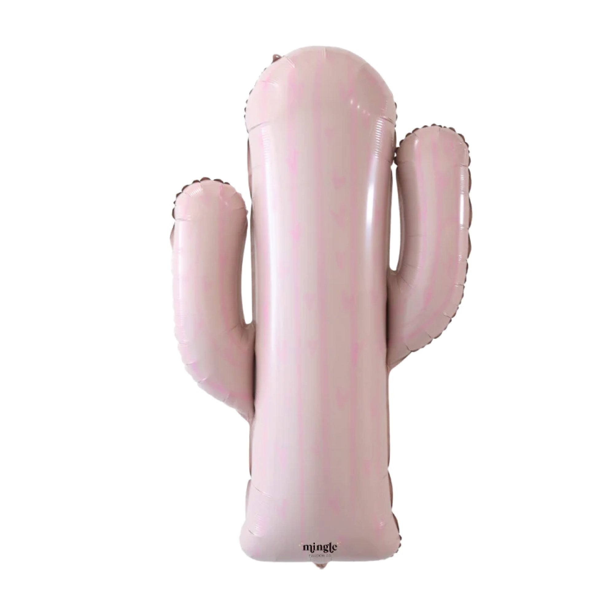 Pink Blush Cactus Foil Balloon 36in | The Party Darling