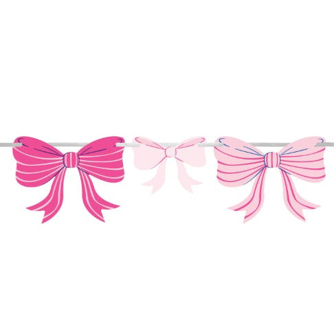 Pink Bows Garland